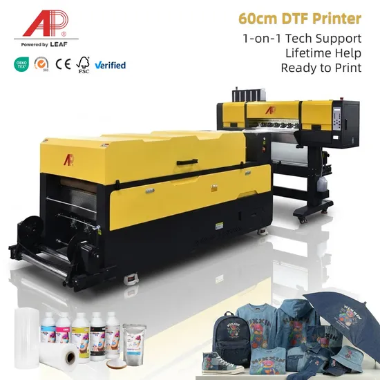 Machine d'impression de t-shirt de taille 65cm, programme Byhx I3200, tête d'impression Dtf, imprimante numérique de Film Pet, presse à chaud