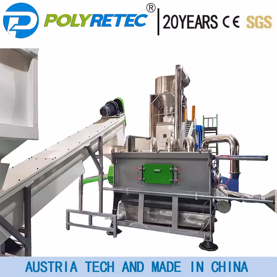 Pet/PP/PE/film agricole/sac tissé/nylon/flacons de bouteille/tuyaux broyeur broyeur machine à laver machine de recyclage du plastique granulateur machine de granulation