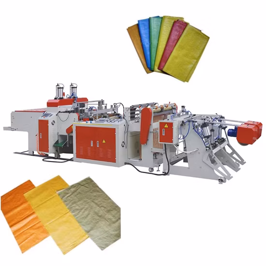 Machine de fabrication de pochettes Doypack à fermeture éclair en plastique et papier à double support