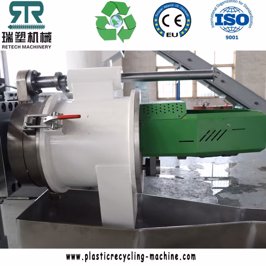 Film en plastique PE/PP/HDPE/LDPE/LLDPE/BOPP/sac/sac tissé/non tissé/fibre/ligne de granulation/usine de granulation/recyclage d'agglomération/machine de granulation compacte